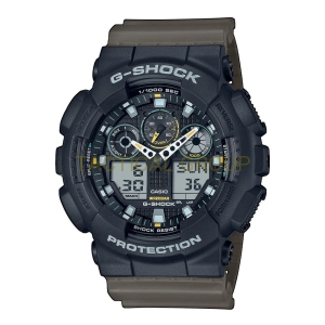 Zegarek CASIO G-Shock GA-100TU-1A3ER - Czarno-Oliwkowy