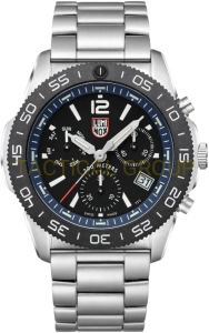 LUMINOX Zegarek Kwarcowy Pacific Diver Chronograph 3140 Series XS.3143.M - srebrny