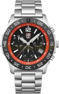 LUMINOX Zegarek Kwarcowy Pacific Diver Chronograph 3140 Series XS.3149.M - srebrny