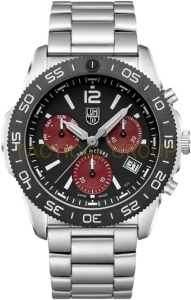 LUMINOX Zegarek Kwarcowy Pacific Diver Chronograph 3140 Series XS.3155.1.M - srebrny
