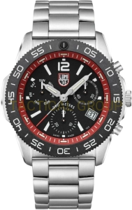 LUMINOX Zegarek Kwarcowy Pacific Diver Chronograph 3140 Series XS.3155.M - srebrny