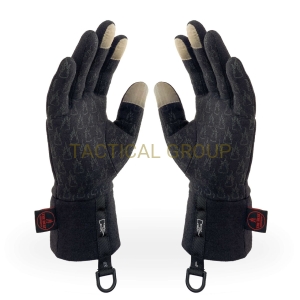 The HEAT COMPANY Polartec Merino Liner Pro Power Wool rękawice kolor grafitowy