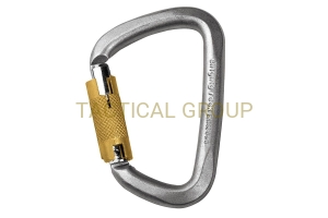 SINGING ROCK Karabinek D-Steel TRIPLE - LOCK stalowy