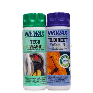 Zestaw Pielęgnacyjny Twin Pack NIKWAX TECH WASH / TX. DIRECT WASH-IN 2*300 ml