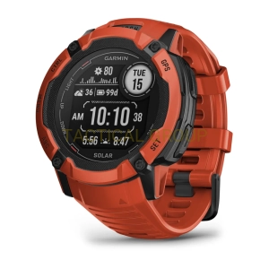 GARMIN Instinct® 2X Solar zegarek taktyczny GPS Czerwony 010-02805-01