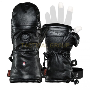 The HEAT COMPANY SHELL FULL LEATHER rękawice kolor czarny