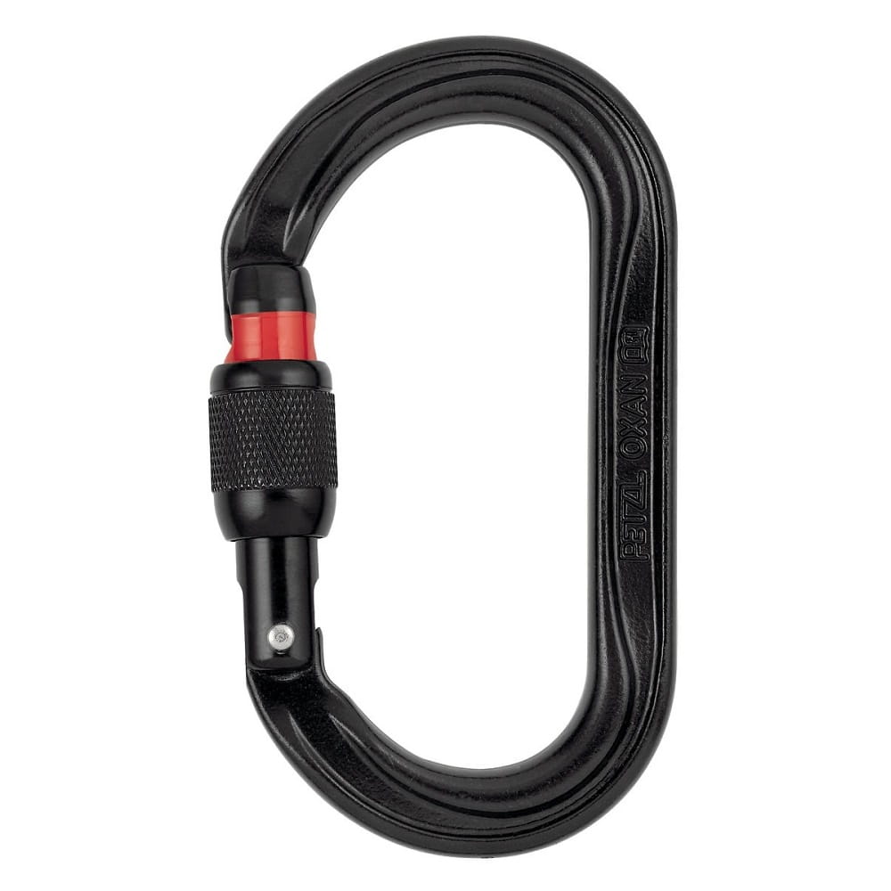 Petzl karabinek zakręcany Oxan Screw Lock czarny M72A SLN