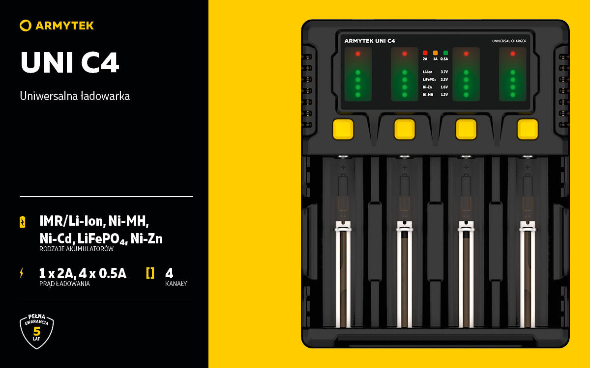 Ładowarka Armytek Uni C4