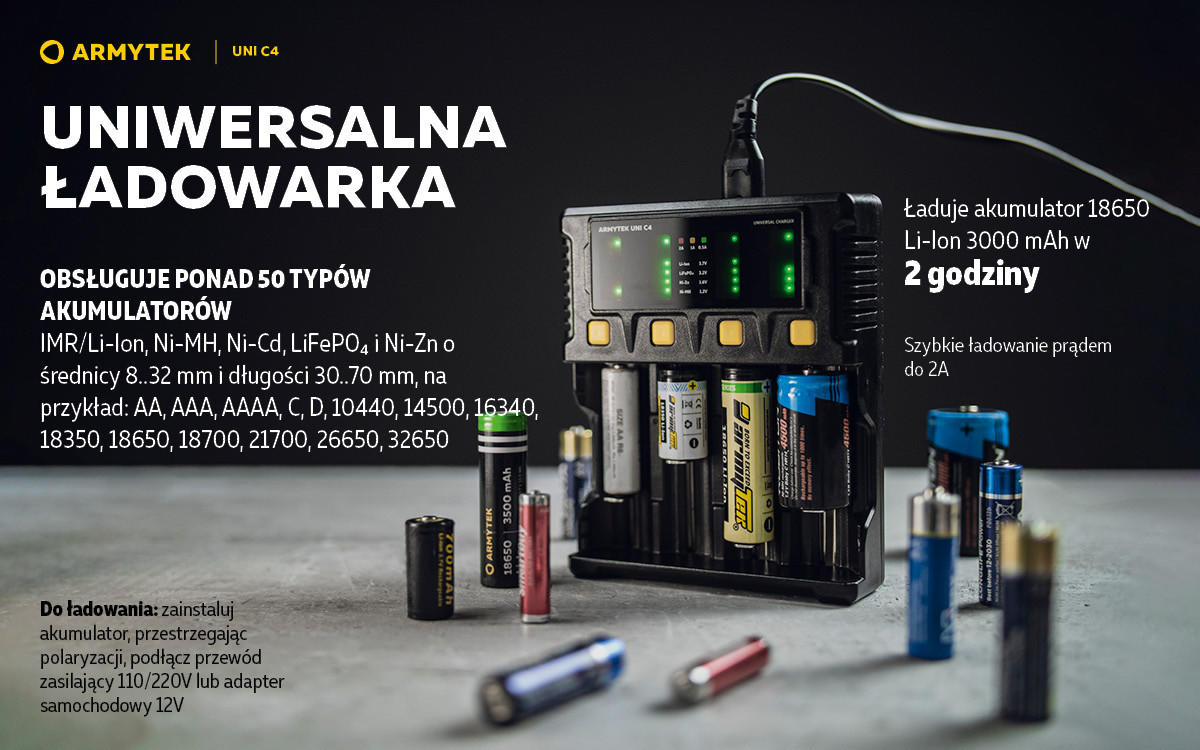 Ładowarka Armytek Uni C4