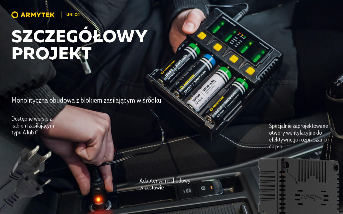 Ładowarka Armytek Uni C4
