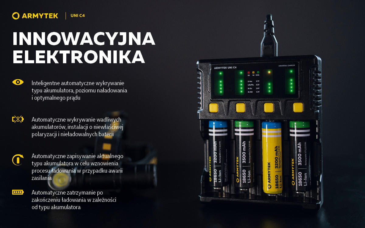 Ładowarka Armytek Uni C4