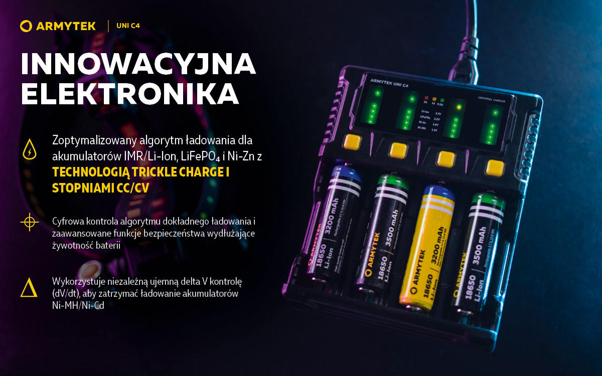 Ładowarka Armytek Uni C4