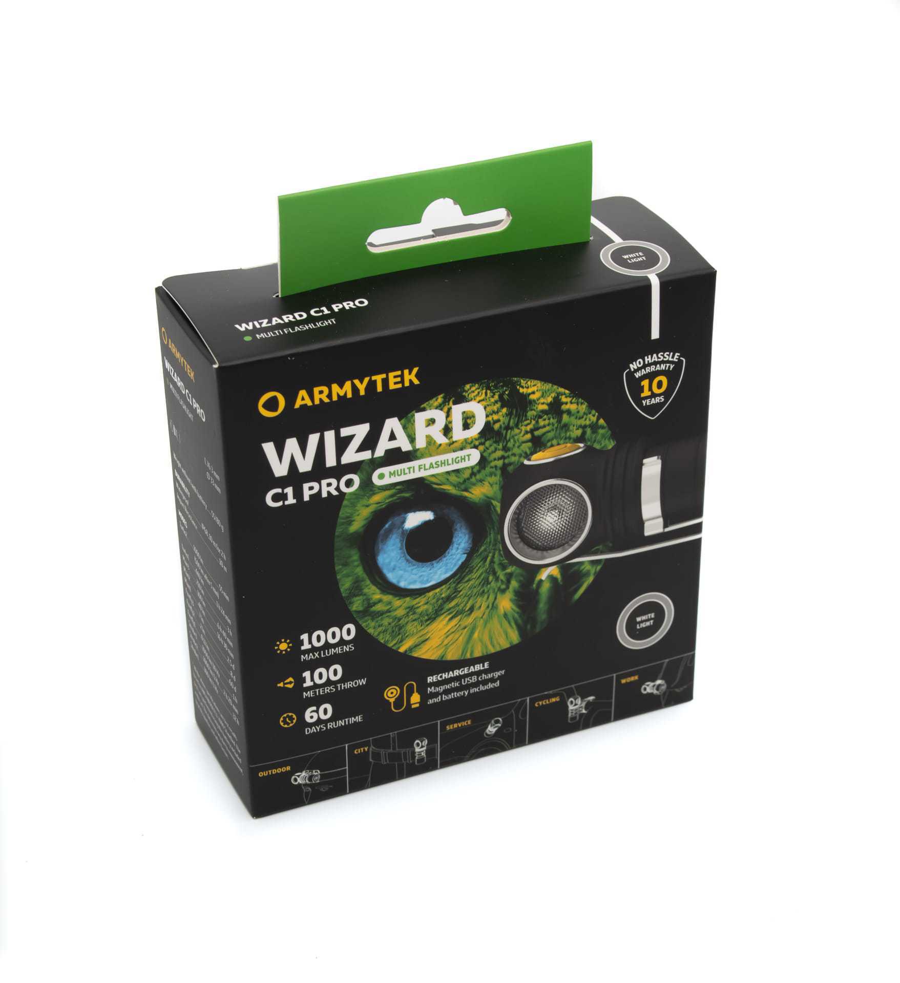 Latarka czołowa Armytek Wizard C1 Pro - white