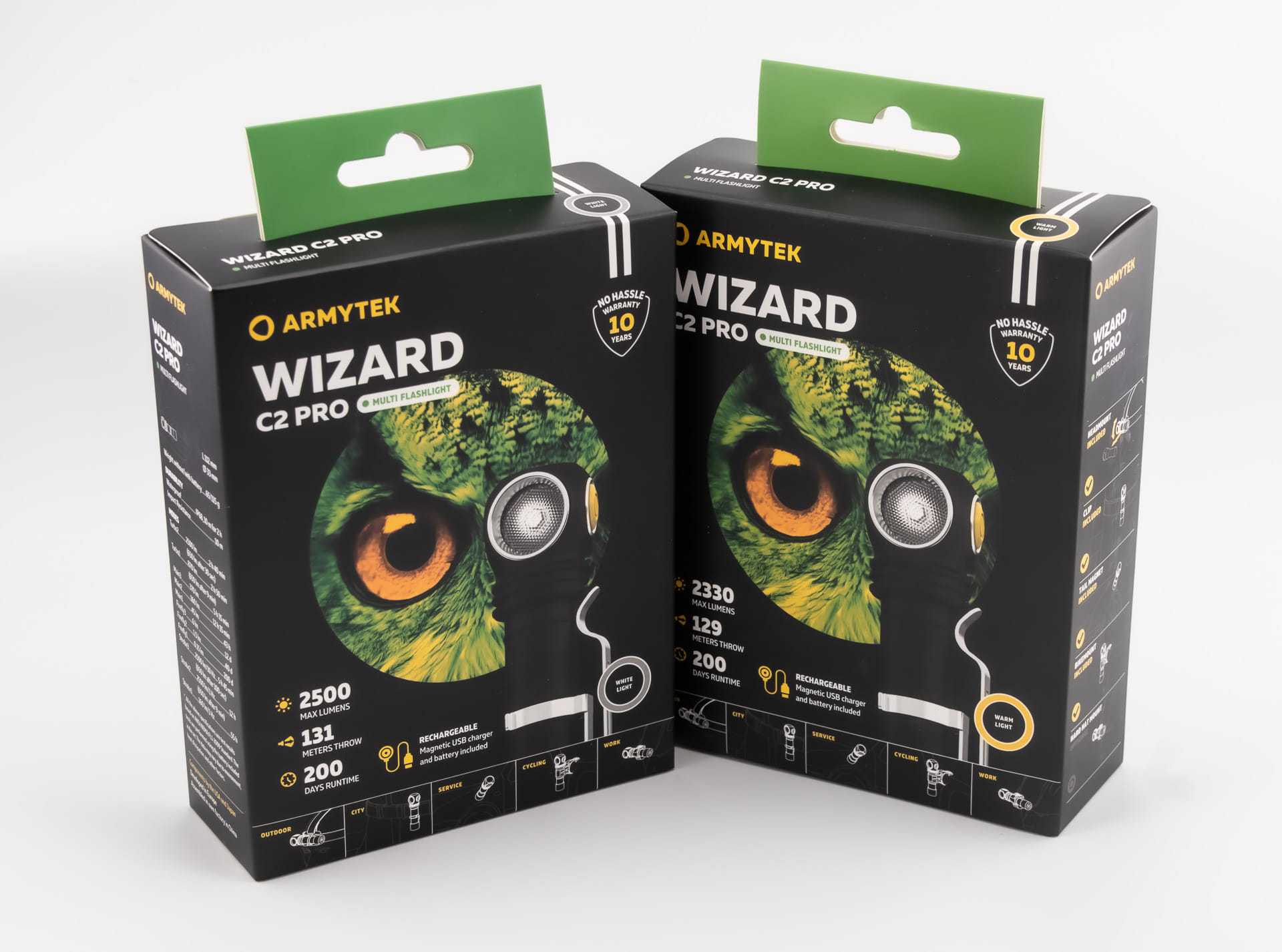 Latarka czołowa Armytek Wizard C2 Pro v4 - warm