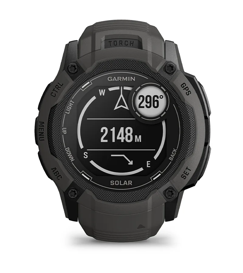 Zegarek taktyczny Garmin Instinct 2X Solar – Czerwony
