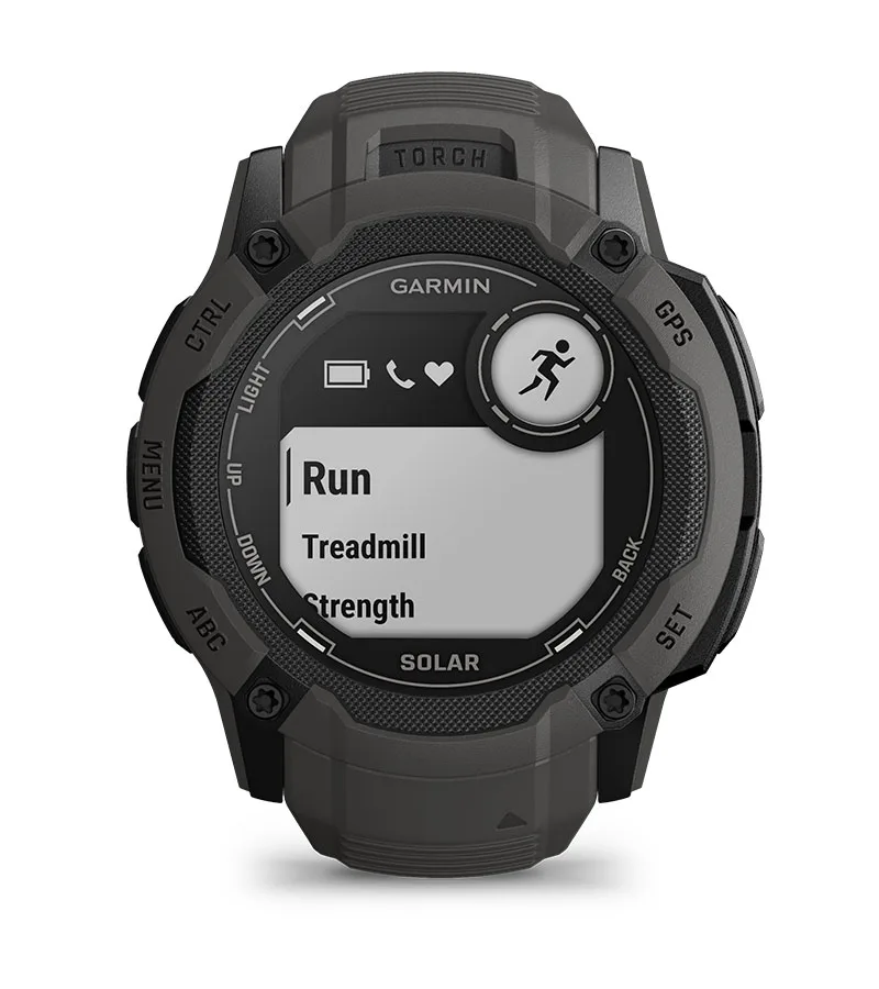 Zegarek taktyczny Garmin Instinct 2X Solar – Czerwony