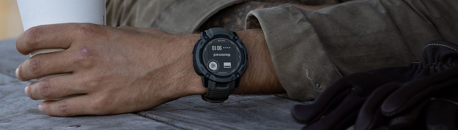 Zegarek taktyczny Garmin Instinct 2X Solar – Mchowy