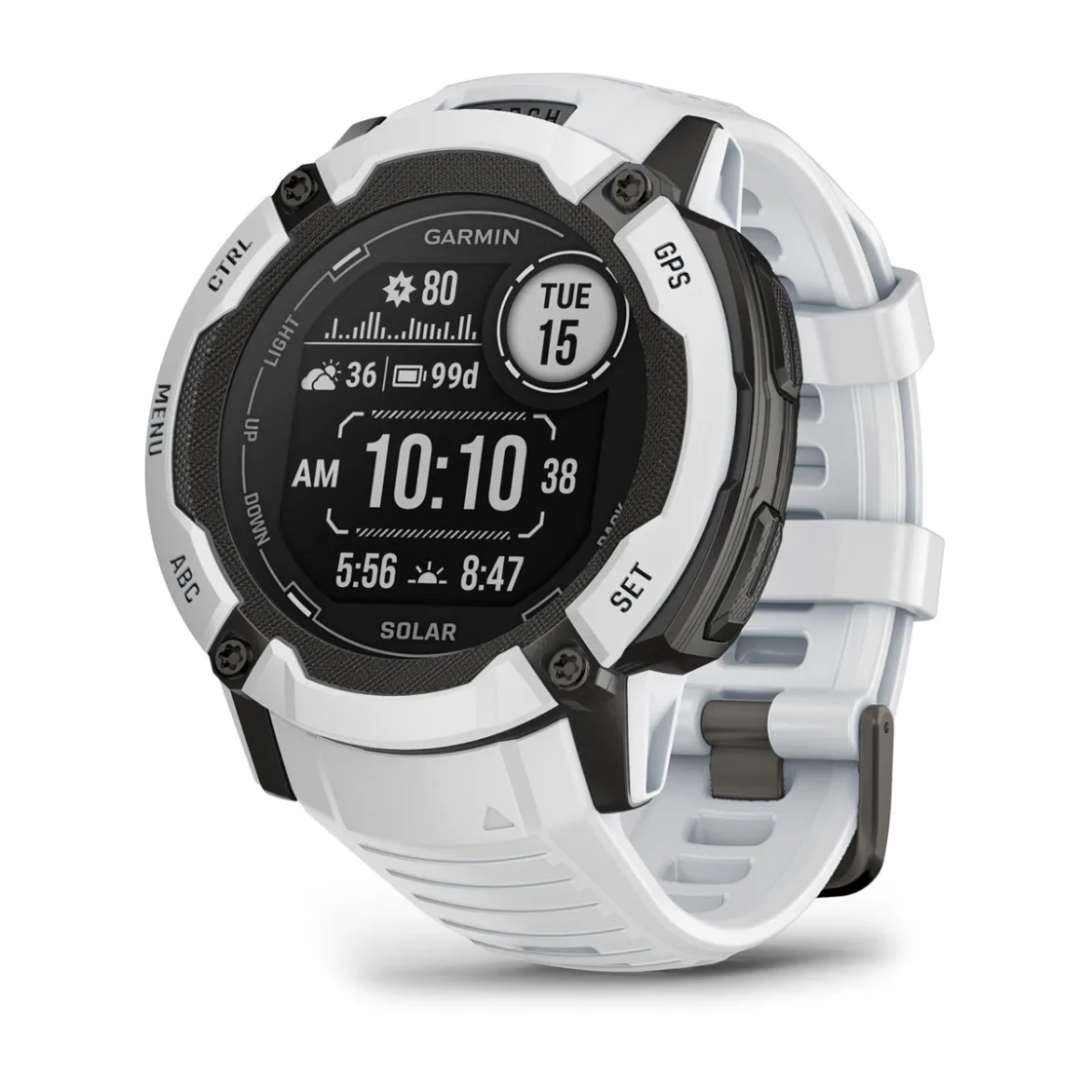 Zegarek taktyczny Garmin Instinct 2X Solar – Mleczny kwarc