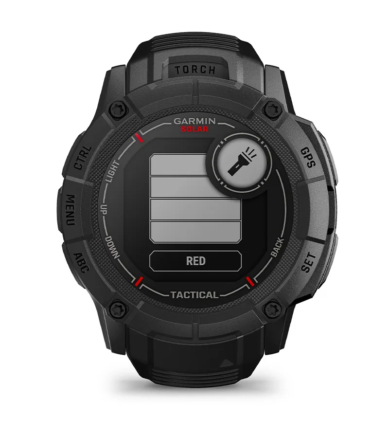 Zegarek taktyczny Garmin Instinct 2X Solar — Tactical Edition, Czarny