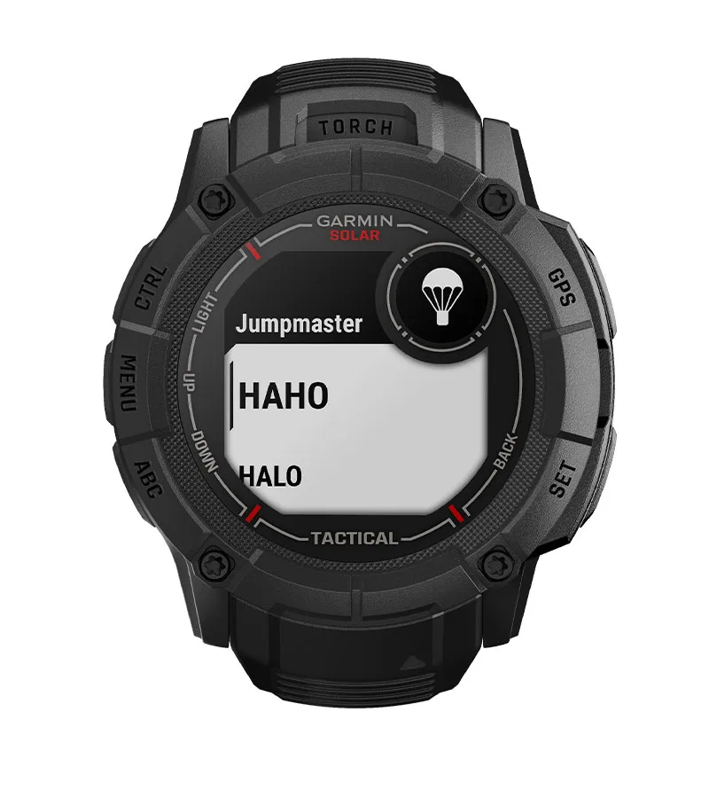 Zegarek taktyczny Garmin Instinct 2X Solar — Tactical Edition, Czarny
