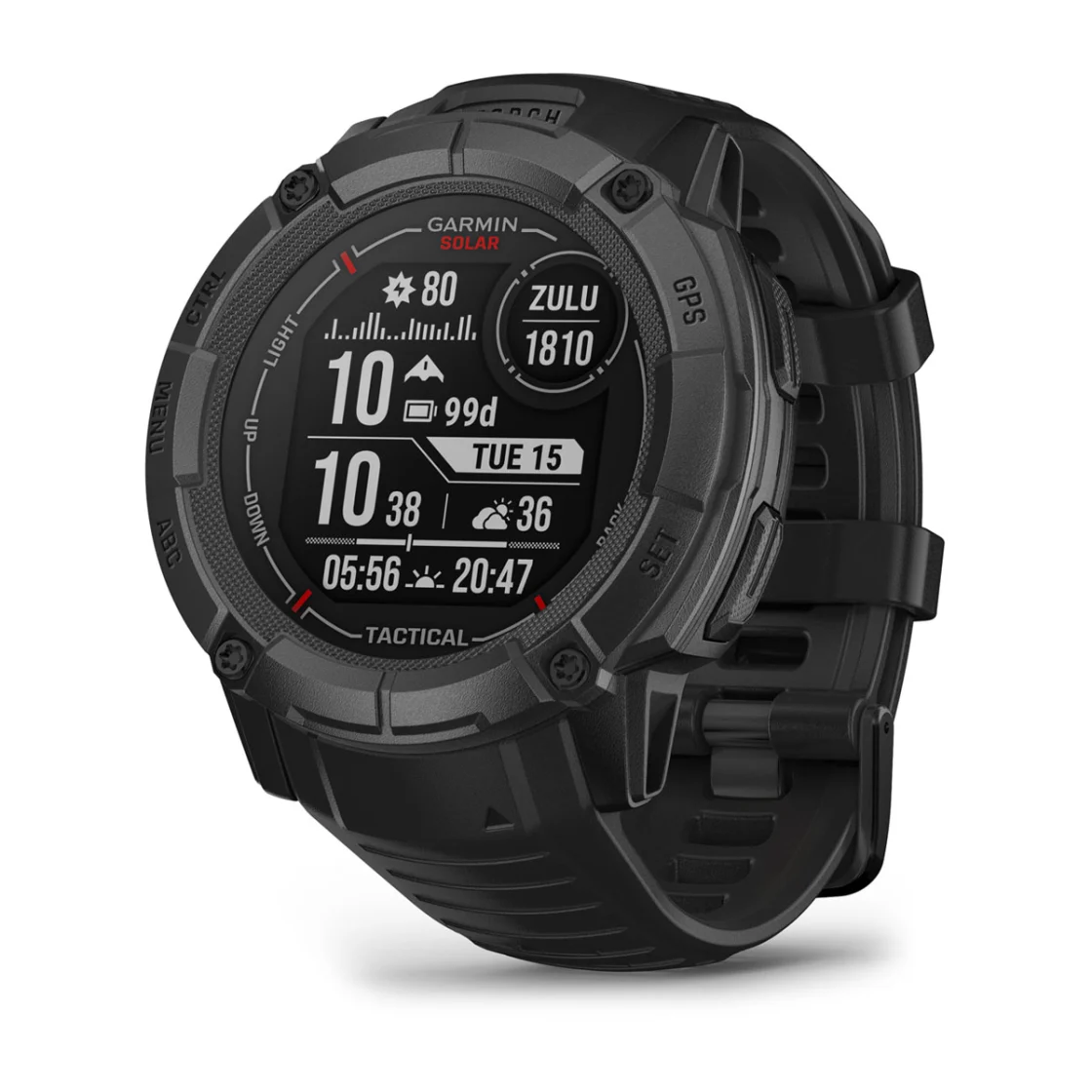 Zegarek taktyczny Garmin Instinct 2X Solar — Tactical Edition, Czarny