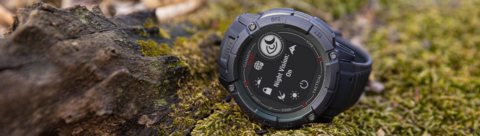 Zegarek taktyczny Garmin Instinct 2X Solar — Tactical Edition, Jasnobrązowy