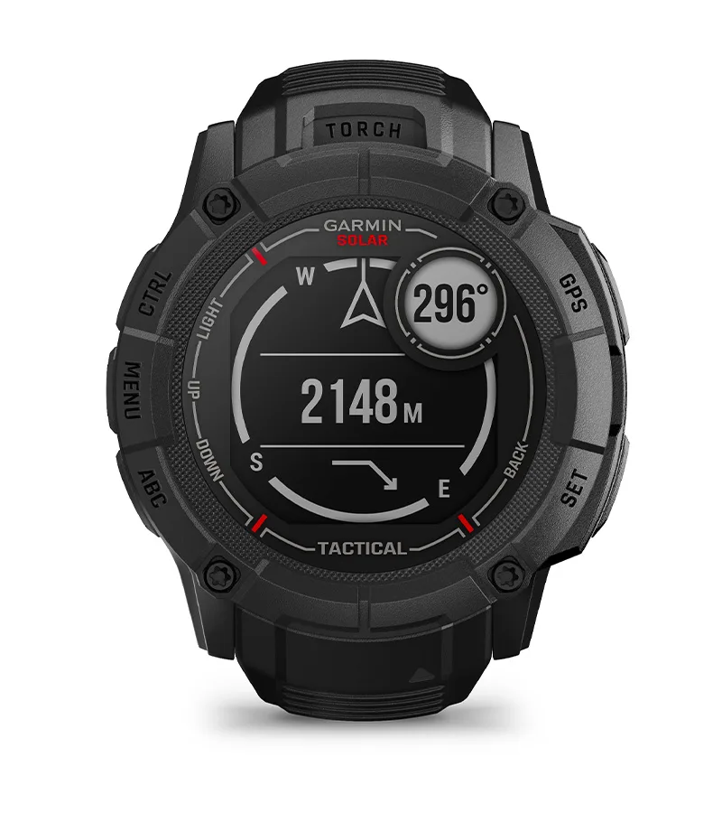 Zegarek taktyczny Garmin Instinct 2X Solar — Tactical Edition, Jasnobrązowy