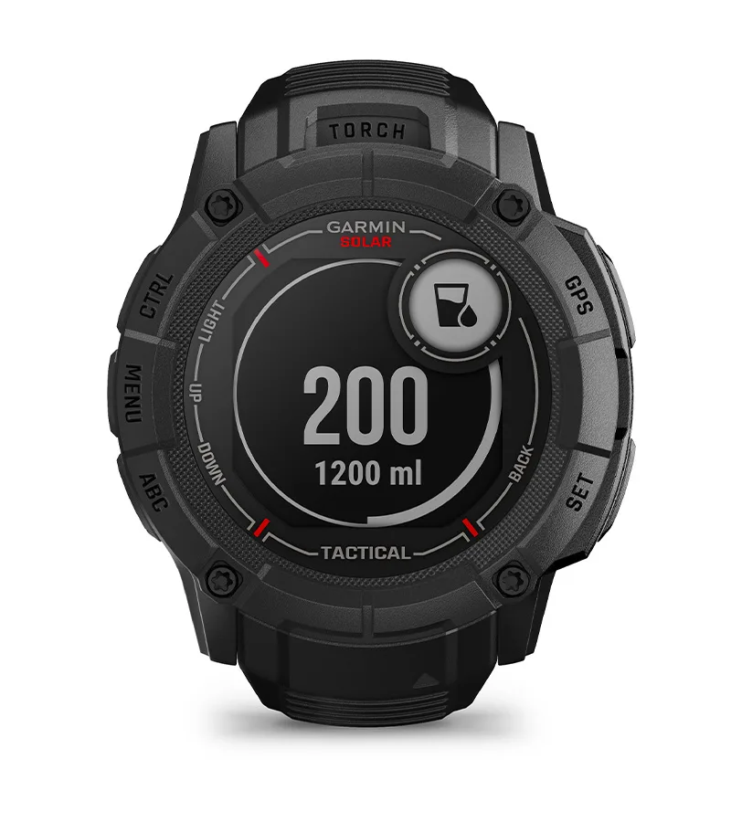 Zegarek taktyczny Garmin Instinct 2X Solar — Tactical Edition, Jasnobrązowy