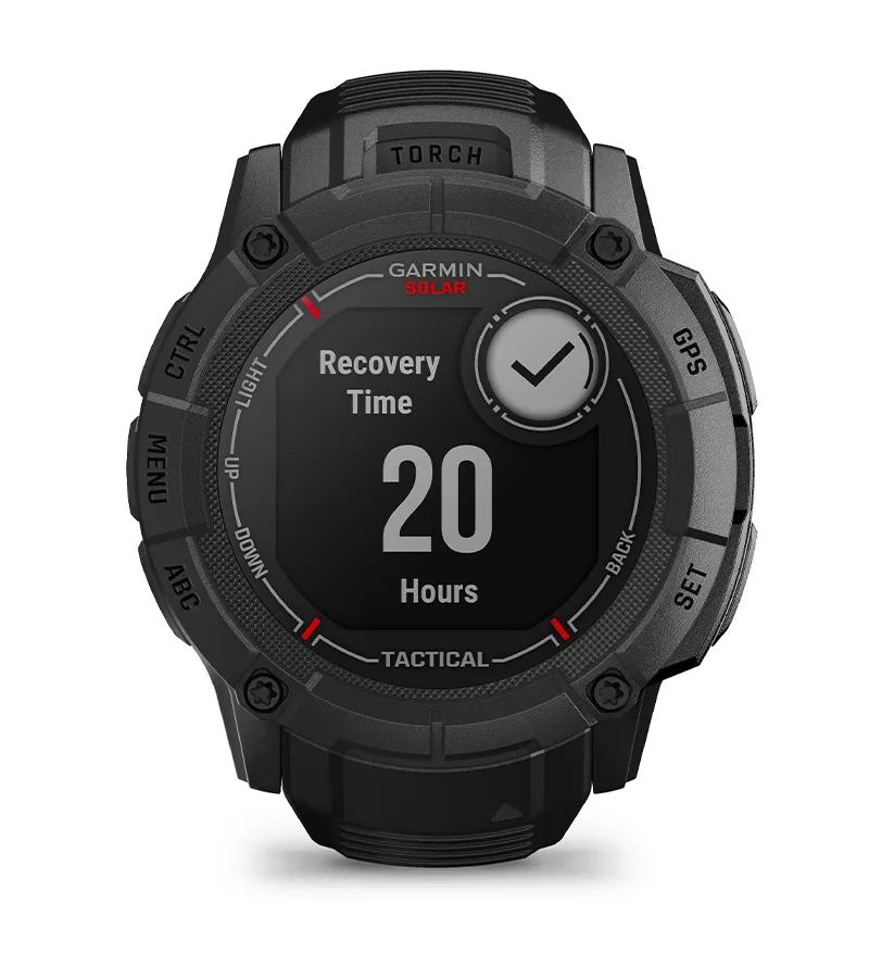 Zegarek taktyczny Garmin Instinct 2X Solar — Tactical Edition, Jasnobrązowy
