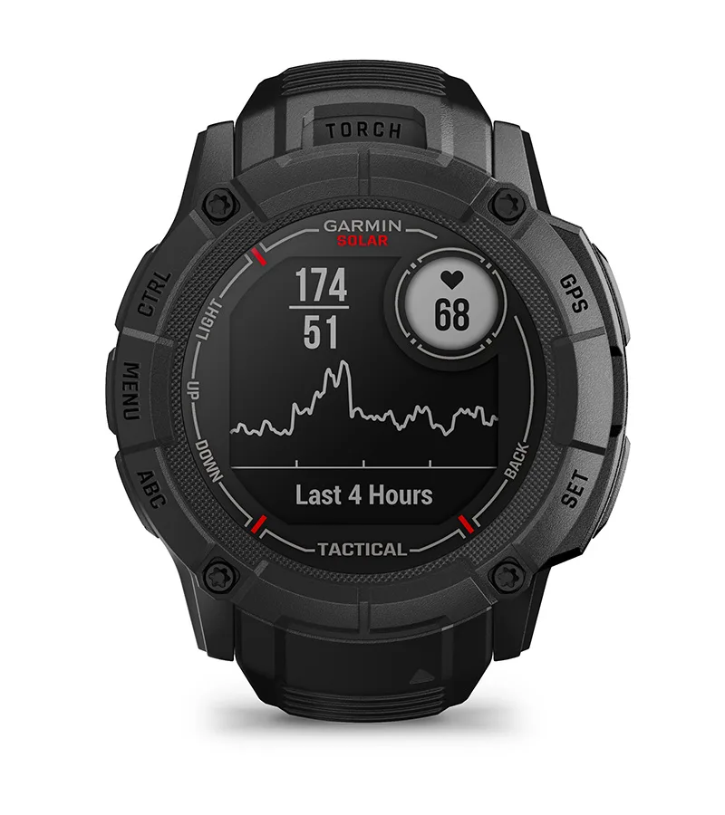 Zegarek taktyczny Garmin Instinct 2X Solar — Tactical Edition, Jasnobrązowy