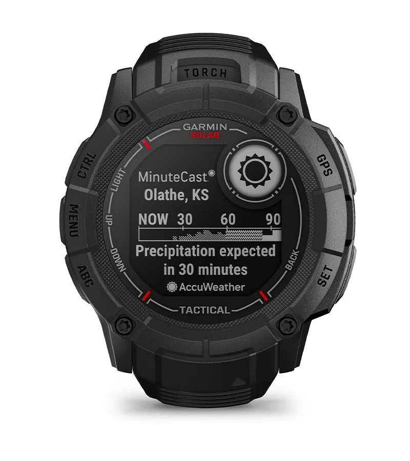 Zegarek taktyczny Garmin Instinct 2X Solar — Tactical Edition, Jasnobrązowy