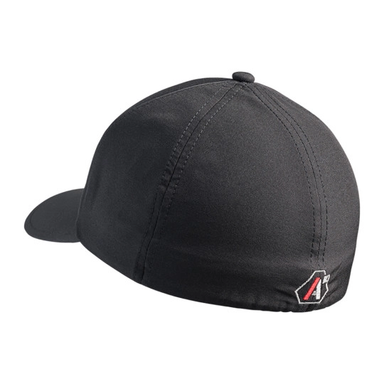 Czapka z daszkiem A10 Signature - czarna z biało-czerwonym logo
