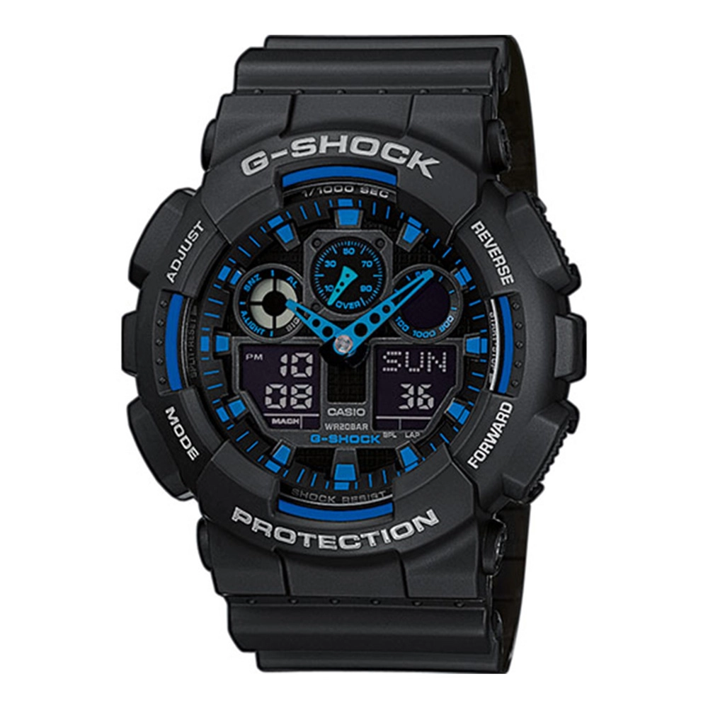 Zegarek A10 G-Shock GA-100 - Czarno-niebieski