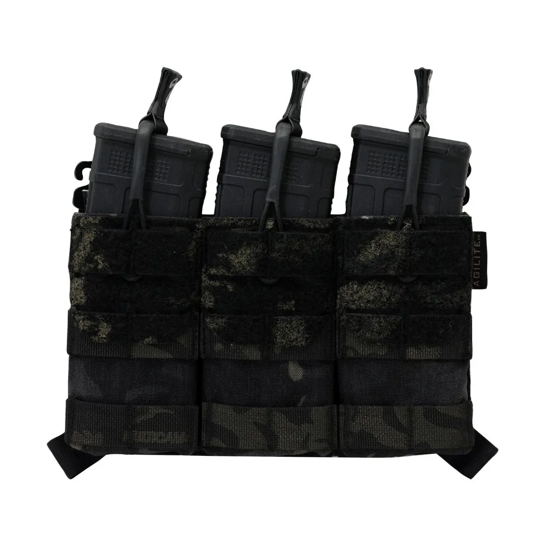 Panel Agilite AG3 Placard 5.56 Triple Mag Pouch – Multicam Black