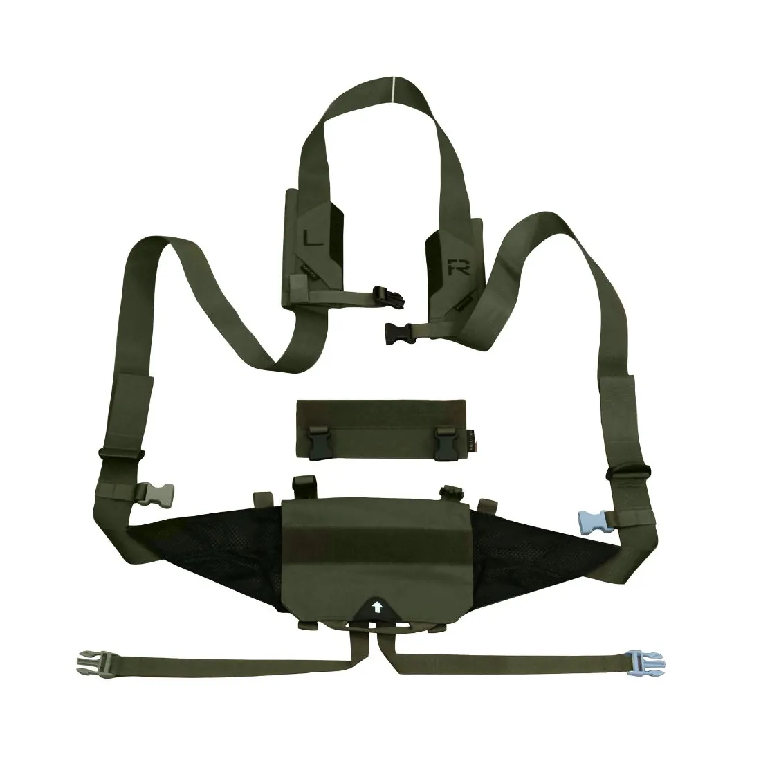Zestaw Ratowniczy Agilite BuddyStrap Injured Person Carrier – Czarny