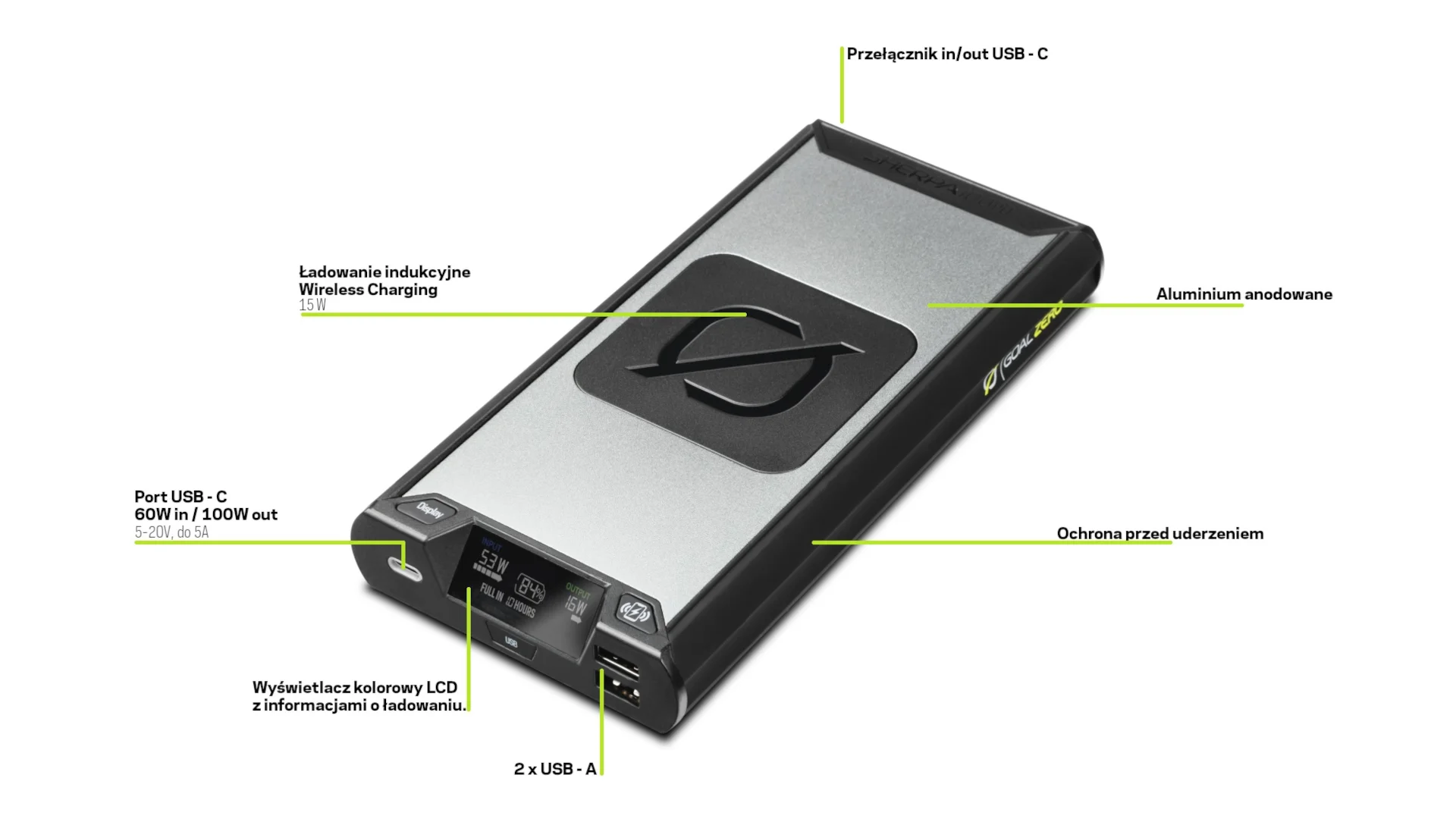 Power bank Goal Zero Sherpa 100 PD V2