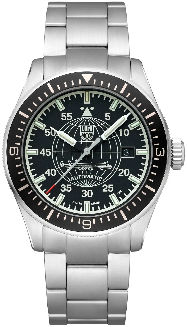 LUMINOX Zegarek Automatyczny Air Automatic Constellation™ 9600 Series XA.9601.M - srebrny