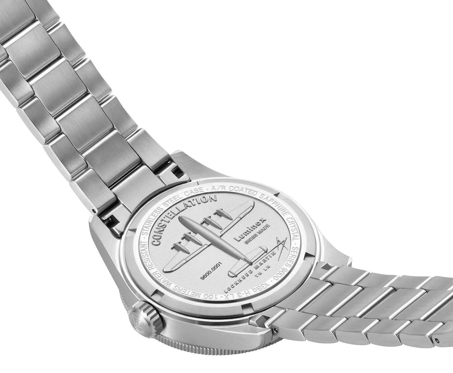 LUMINOX Zegarek Automatyczny Air Automatic Constellation™ 9600 Series XA.9601.M - srebrny