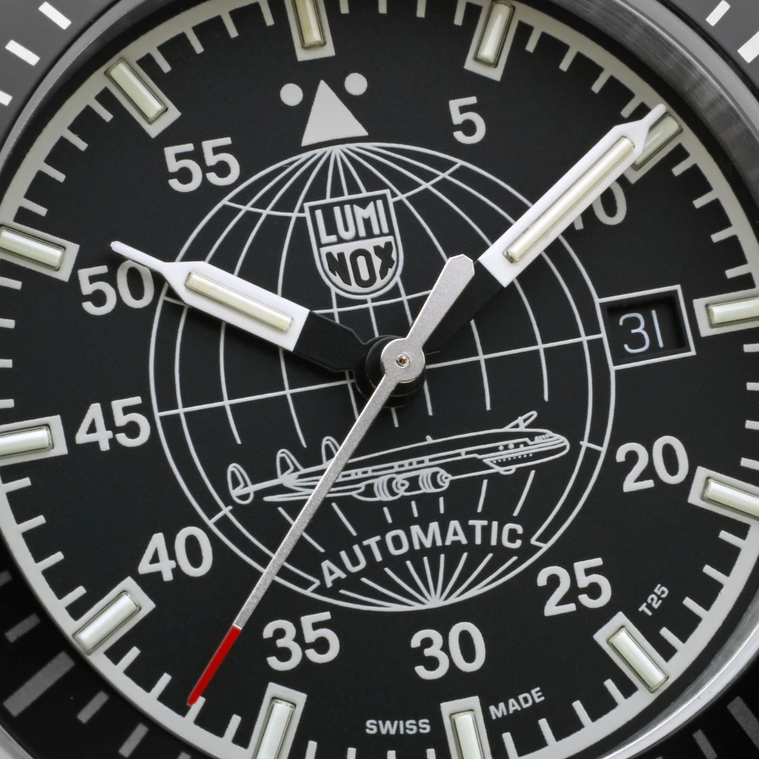LUMINOX Zegarek Automatyczny Air Automatic Constellation™ 9600 Series XA.9601.M - srebrny