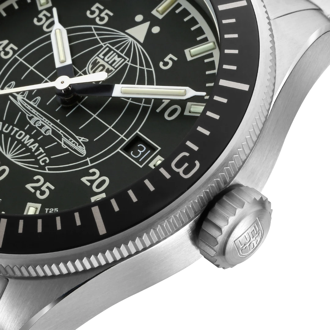 LUMINOX Zegarek Automatyczny Air Automatic Constellation™ 9600 Series XA.9601.M - srebrny