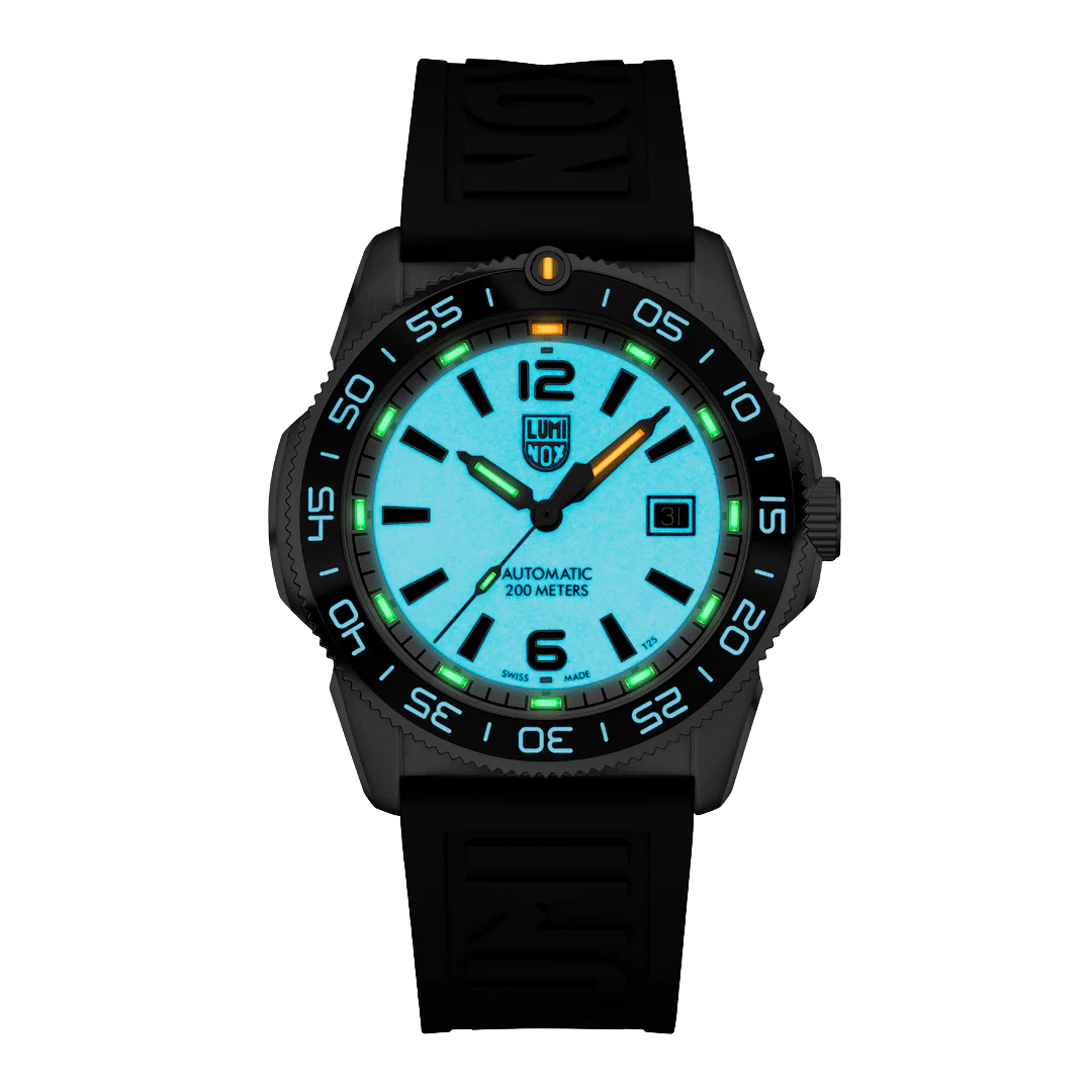 LUMINOX Zegarek Automatyczny Pacific Diver Automatic 3100 Series Midnight Mariner XS.3101.H.SET - czarny