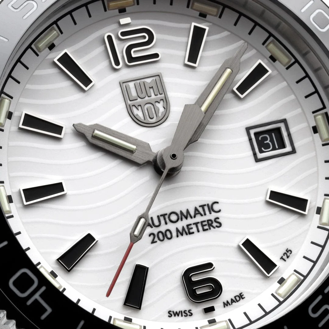 LUMINOX Zegarek Automatyczny Pacific Diver Automatic 3100 Series Midnight Mariner XS.3101.H.SET - czarny