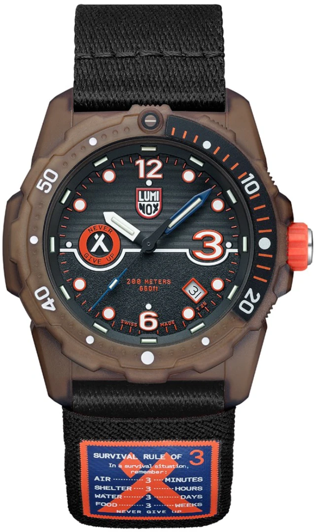 LUMINOX Zegarek Kwarcowy Bear Grylls Survival Sea 3720 Eco Series XB.3721.ECO