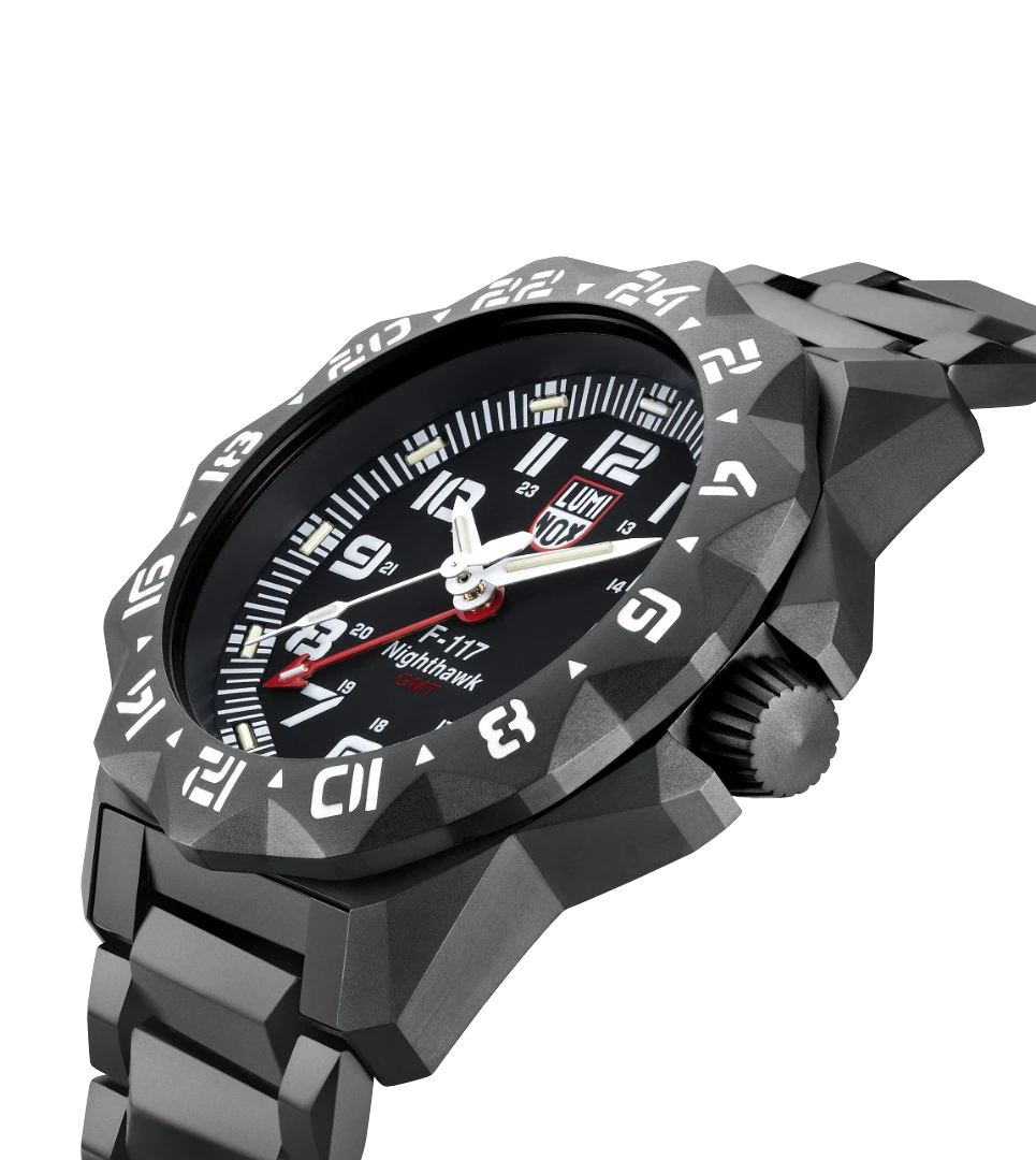 LUMINOX Zegarek Kwarcowy F-117 Nighthawk™ 6420 Series XA.6422 - czarny