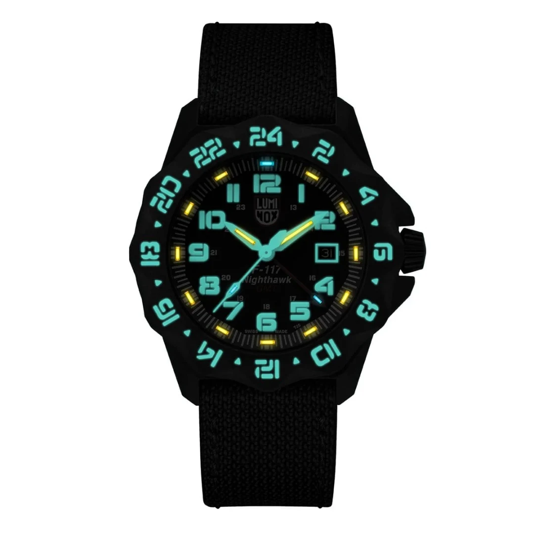 LUMINOX Zegarek Kwarcowy F-117 Nighthawk™ 6440 Series XA.6441 - czarny