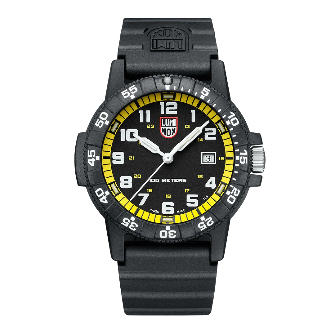 Zegarek Kwarcowy Luminox Leatherback Sea Turtle Giant 0320 Series XS.0325 – czarno-żółty