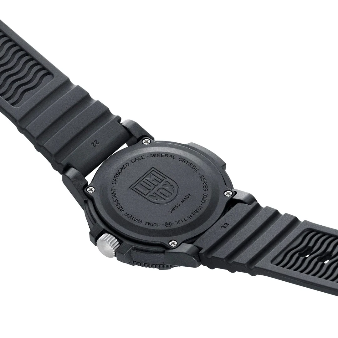 Zegarek Kwarcowy Luminox Leatherback Sea Turtle Giant 0320 Series XS.0325 – czarno-żółty