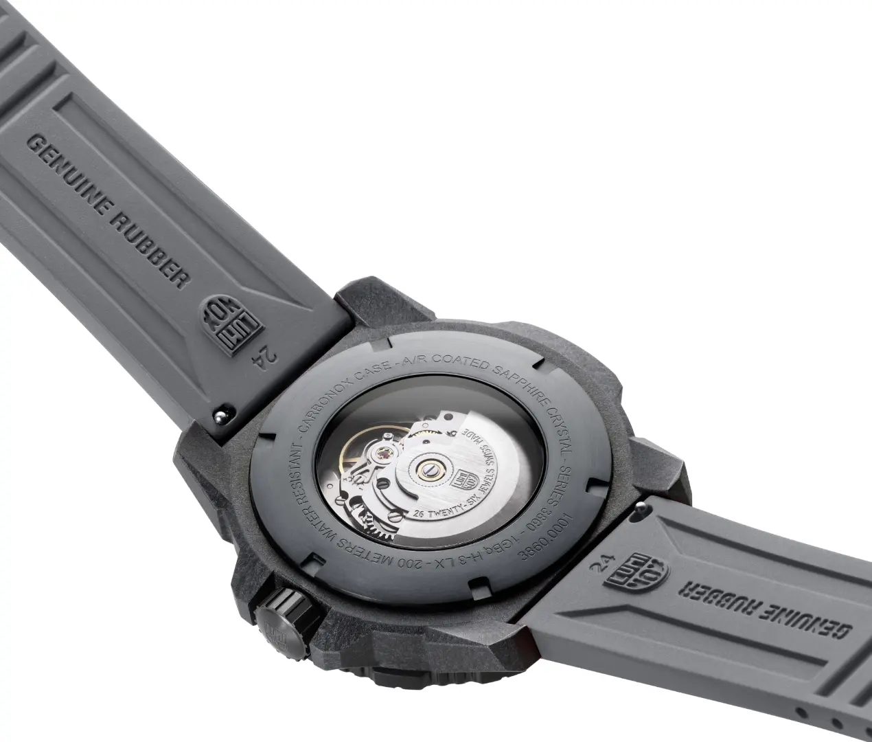 LUMINOX Zegarek Automatyczny Master Carbon SEAL Automatic XS.3862 – czarno-szary