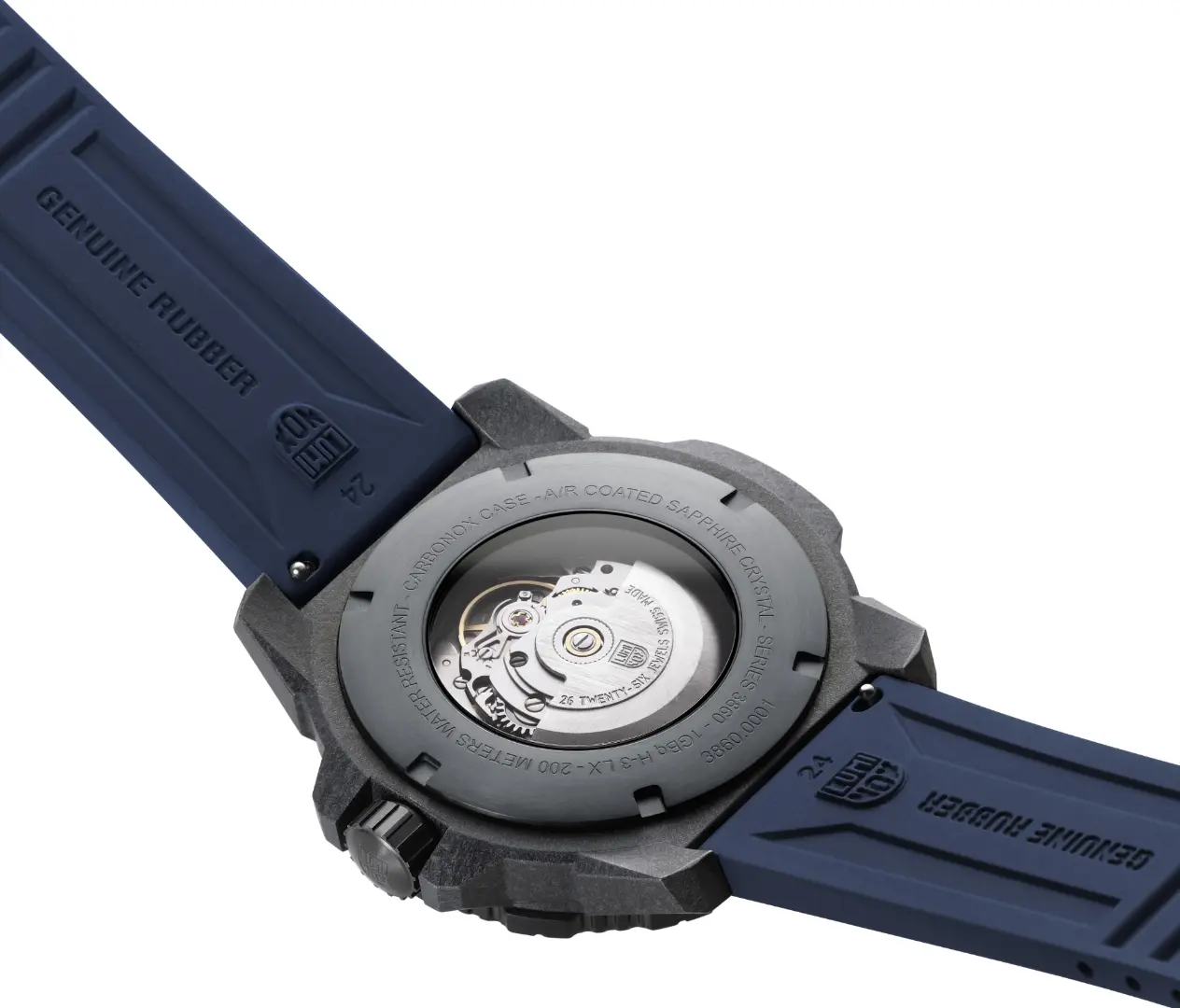 LUMINOX Zegarek Automatyczny Master Carbon SEAL Automatic XS.3863 – szaro-niebieski