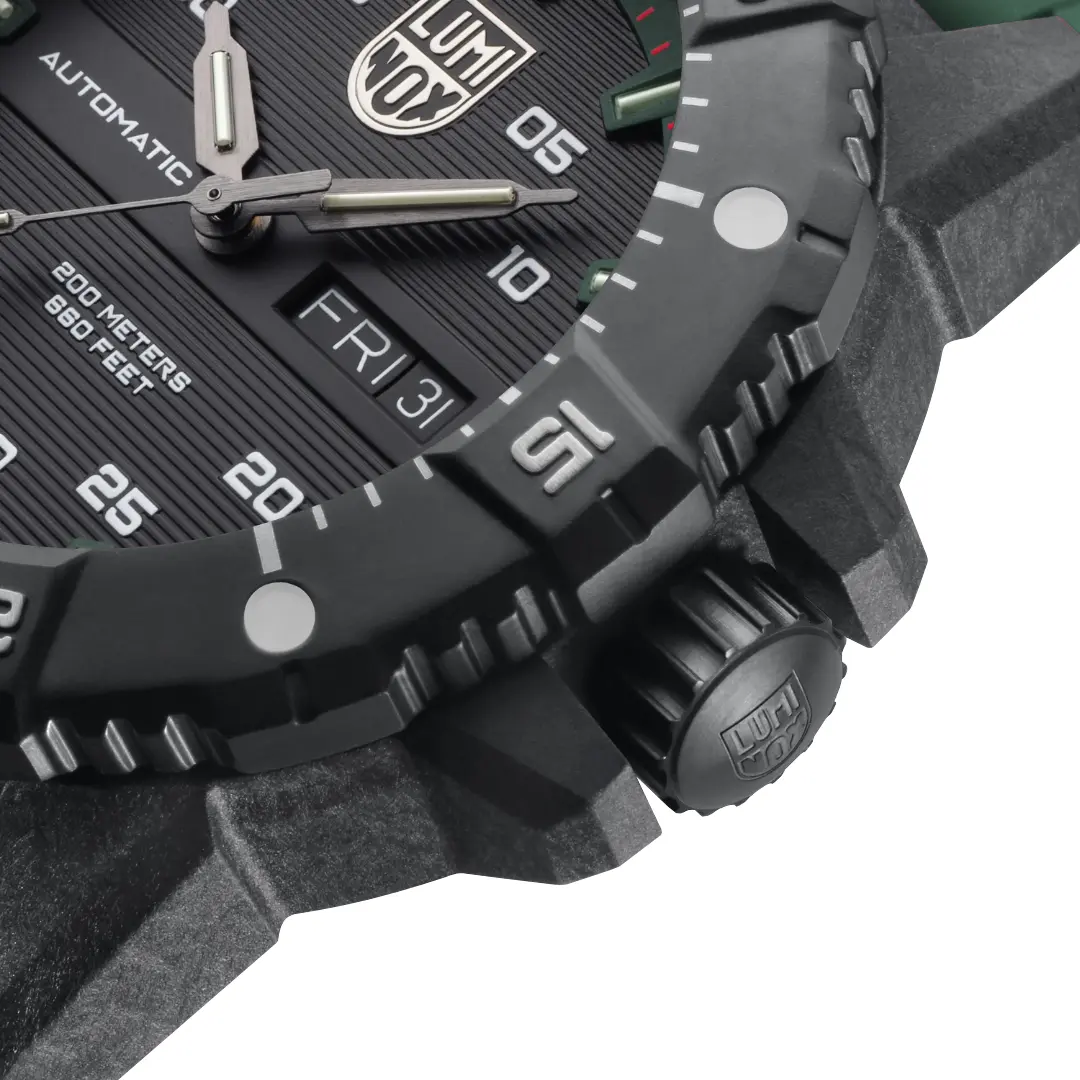 LUMINOX Zegarek Automatyczny Master Carbon SEAL Automatic XS.3877 – czarno-zielony